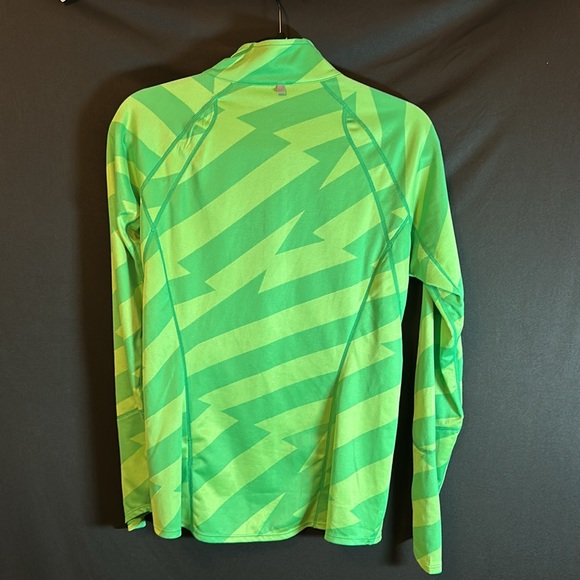 Nike Dri-Fit Medium lime green sport track jacket - Picture 4 of 4
